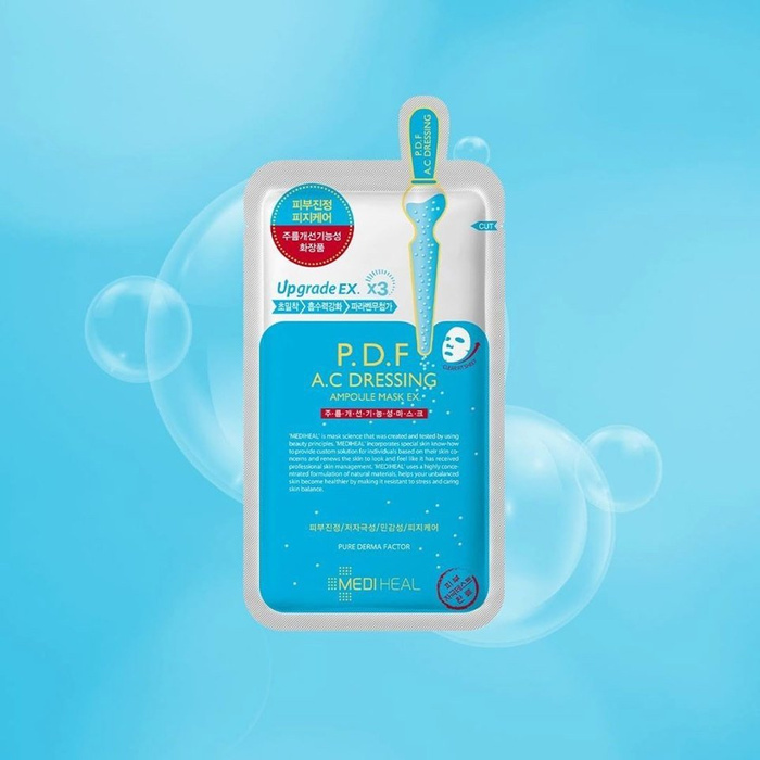 Mediheal Maska w płachcie P.D.F. A.C-Defence bawełniana kojąca