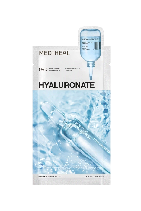 Maska w płachcie głęboko nawilżająca z kwasem hialuronowym, HYALURONATE ESSENTIAL MASK, 24 ml