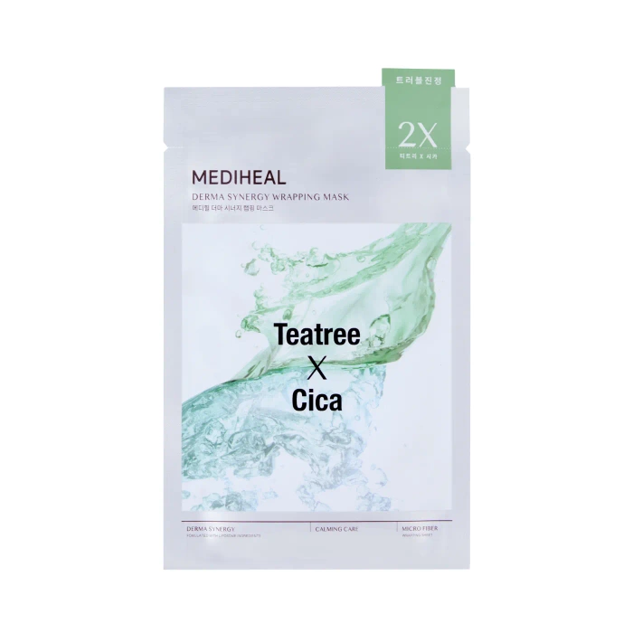 Maska w płachcie łagodząca DERMA SYNERGY TEATREE X CICA, 25 ml