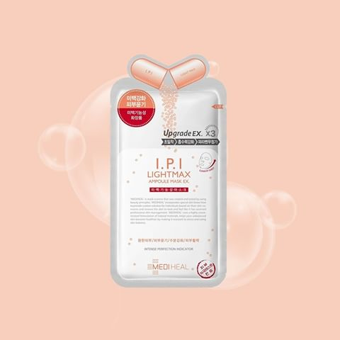 Mediheal Maska w płachcie I.P.I. Lightmax bawełniana rozświetlająca