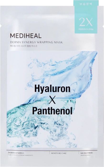 Maska w płachcie nawilżająca DERMA SYNERGY HYALURON X PANTHENOL, 25 ml