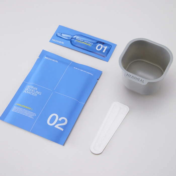 Maska algowa do twarzy z serum, nawilżająca, Derma Modeling HYALURONATE, 28 g + 2 ml