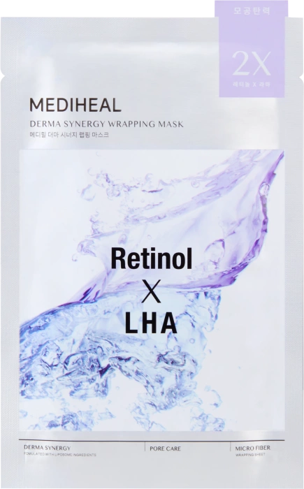 Maska w płachcie wygładzająca DERMA SYNERGY RETINOL X LHA, 25 ml