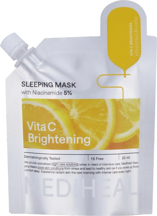 Maska do twarzy na noc rozświetlająca, VITA C SLEEPING MASK, 20 ml