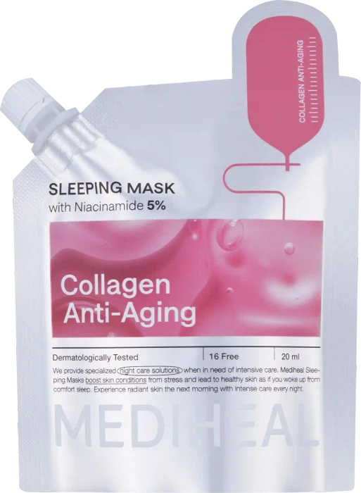 Maska do twarzy na noc ujędrniająca, COLLAGEN SLEEPING MASK, 20 ml