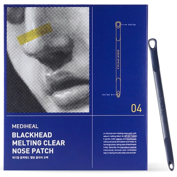 Zestaw do oczyszczania porów skóry nosa 3-etapowy, 4x3ml + 4x3ml